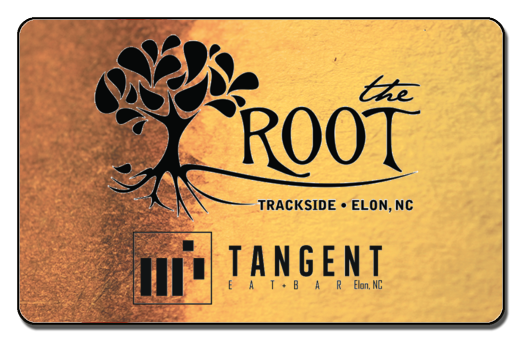 the root tree logo on a parhcment background